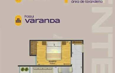 Imagem 14: Apartamentos Quarto e Sala com varanda à venda no Bairro São Pedro em Juiz de Fora