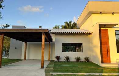 Imagem: A casa em condomínio possui 3 Dormitórios, 4 Banheiros, 3