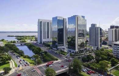 Imagem: O apartamento possui 1 Dormitório, 1 Banheiro, 1 Vaga na garagem