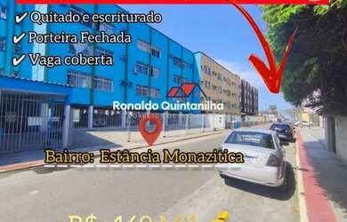 Imagem: O apartamento possui 1 Dormitório, 1 Banheiro, 1 Vaga na garagem