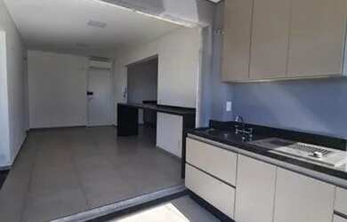 Imagem: O apartamento possui 1 Dormitório, 2 Banheiros, 1 Vaga na garagem