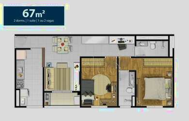 Imagem 8: Apartamento com 3 dormitórios, 72 m² - venda por R$ 395.000,00 ou aluguel...
