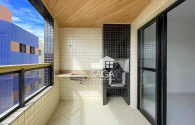 Imagem: O apartamento na cobertura possui 3 Dormitórios, 3 Banheiros