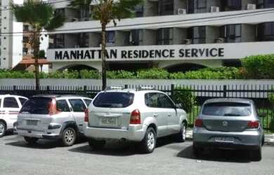 Imagem: O apartamento possui 1 Dormitório, 1 Banheiro, 1 Vaga na garagem