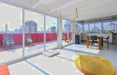 Imagem: O apartamento na cobertura possui 3 Dormitórios, 3 Banheiros