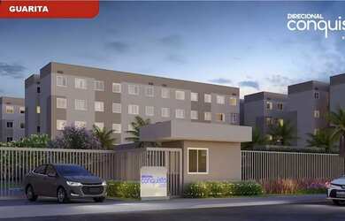 Imagem: O apartamento possui 2 Dormitórios, 1 Banheiro, 1 Vaga na garagem