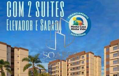 Imagem: O apartamento possui 2 Dormitórios, 2 Banheiros, 1 Vaga na