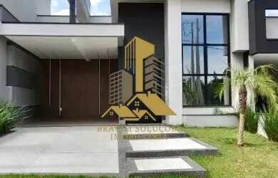 Imagem: A casa em condomínio possui 3 Dormitórios, 4 Banheiros, 2