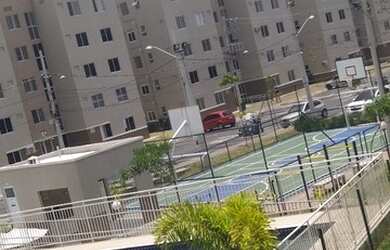 Imagem: O apartamento possui 2 Dormitórios, 1 Banheiro, 1 Vaga na garagem