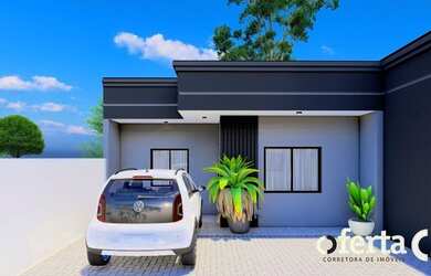 Imagem: A casa possui 2 Dormitórios, 2 Banheiros, 1 Vaga na garagem