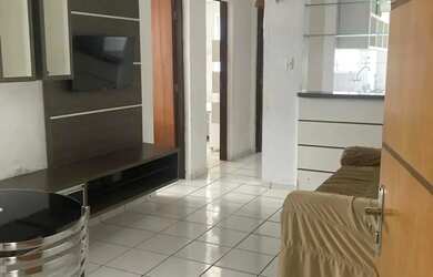 Imagem: O apartamento possui 2 Dormitórios, 1 Banheiro, 1 Vaga na garagem