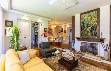 Imagem: O apartamento na cobertura possui 4 Dormitórios, 3 Banheiros