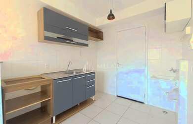 Imagem: O apartamento possui 1 Dormitório, 1 Banheiro e 27m² de Área