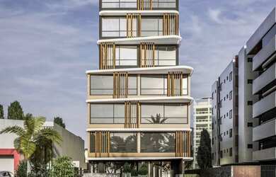 Imagem: O studio possui 1 Dormitório, 1 Banheiro, 1 Vaga na garagem