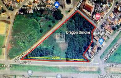 Imagem: O terreno possui 18.095m² de Área e está localizado em Capela