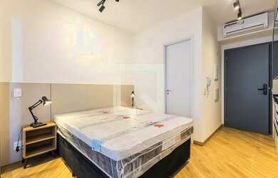 Imagem: O apartamento possui 1 Dormitório, 1 Banheiro, 25m² de Área