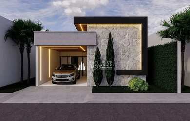 Imagem: A casa em condomínio possui 3 Dormitórios, 2 Banheiros, 1