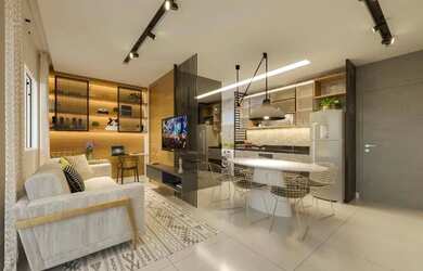 Imagem: O apartamento possui 2 Dormitórios, 2 Banheiros, 2 Vagas na