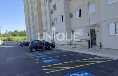 Imagem: O apartamento possui 2 Dormitórios, 1 Banheiro, 1 Vaga na garagem