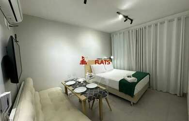 Imagem: O studio para alugar possui 1 Dormitório, 1 Banheiro, 22m²