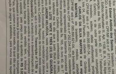 Imagem 5: Lote 528,74 m2 Jardim Helvécia Aparecida de Goiânia Goiás