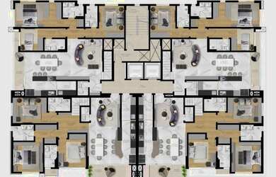 Imagem 2: APARTAMENTO com 3 dormitórios à venda por R$ 1.107.000,00 no bairro Campo Comprido - CURIT