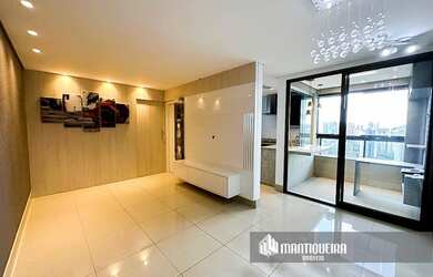 Imagem: O apartamento possui 1 Dormitório, 2 Banheiros, 1 Vaga na garagem