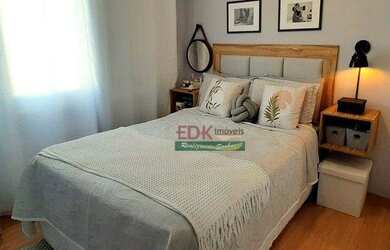 Imagem: O apartamento possui 2 Dormitórios, 1 Banheiro, 1 Vaga na garagem