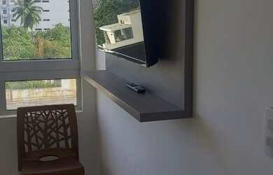 Imagem: O studio possui 2 Dormitórios, 2 Banheiros, 38m² de Área