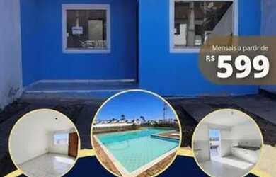 Imagem: A casa possui 2 Dormitórios, 2 Banheiros, 2 Vagas na garagem