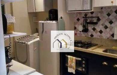 Imagem: O apartamento possui 2 Dormitórios, 1 Banheiro, 1 Vaga na garagem