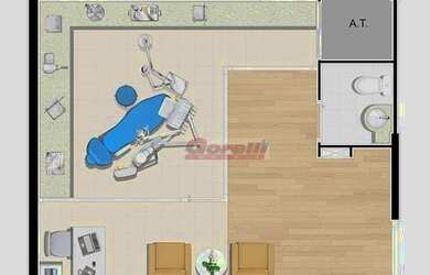 Imagem 5: Sala, 40 m² - venda por R$ 477.000,00 ou aluguel por R$ 1.850,01/mês...