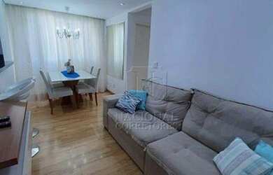 Imagem: O apartamento possui 2 Dormitórios, 1 Banheiro, 1 Vaga na garagem