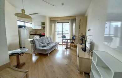 Imagem: O studio possui 1 Dormitório, 1 Banheiro, 1 Vaga na garagem