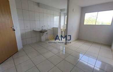 Imagem: O apartamento possui 2 Dormitórios, 1 Banheiro, 1 Vaga na garagem