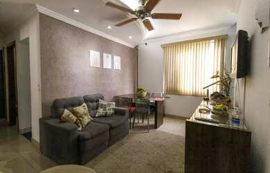 Imagem: O apartamento na cobertura possui 3 Dormitórios, 2 Banheiros