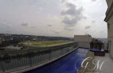 Imagem: O apartamento na cobertura possui 4 Dormitórios, 5 Banheiros