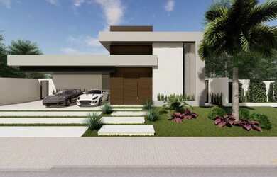 Imagem: A casa em condomínio possui 4 Dormitórios, 3 Banheiros, 2