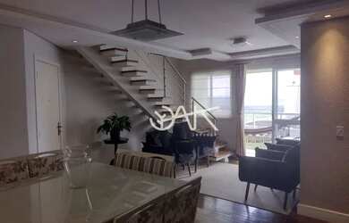 Imagem: O apartamento na cobertura possui 5 Dormitórios, 5 Banheiros