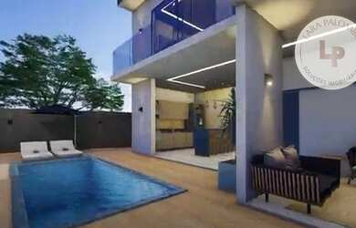 Imagem: A casa em condomínio possui 4 Dormitórios, 5 Banheiros, 4