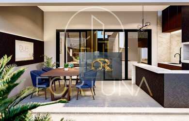 Imagem: A casa em condomínio possui 3 Dormitórios, 3 Banheiros e 226m²