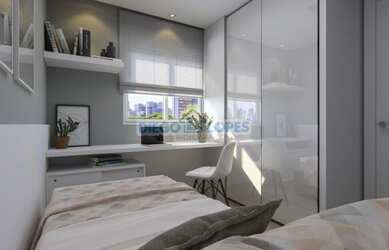 Imagem: O apartamento à venda possui 2 Dormitórios, 2 Banheiros, 1