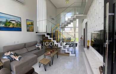 Imagem: A casa em condomínio possui 3 Dormitórios, 5 Banheiros, 4