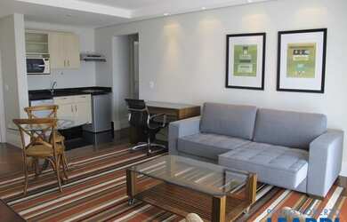 Imagem: O studio para alugar possui 1 Dormitório, 1 Banheiro, 1 Vaga