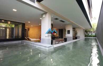 Imagem: O apartamento na cobertura possui 4 Dormitórios, 3 Banheiros