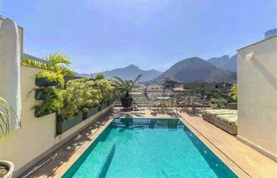 Imagem: O apartamento na cobertura possui 4 Dormitórios, 5 Banheiros