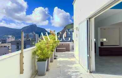 Imagem: O apartamento na cobertura possui 4 Dormitórios, 5 Banheiros