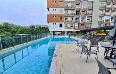 Imagem: O studio possui 1 Dormitório, 1 Banheiro, 1 Vaga na garagem