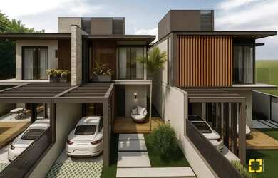 Imagem: A casa possui 3 Dormitórios, 3 Banheiros, 1 Vaga na garagem