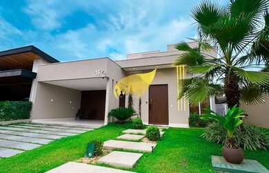 Imagem: A casa em condomínio possui 4 Dormitórios, 4 Banheiros, 2